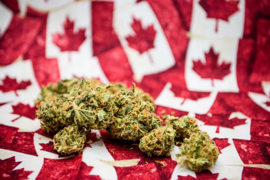 Canada Flag Cannabis