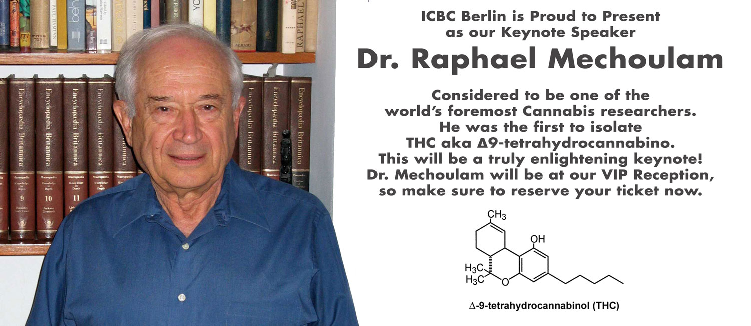 r Raphael Mechoulam ICBC VIP Keynote Speaker